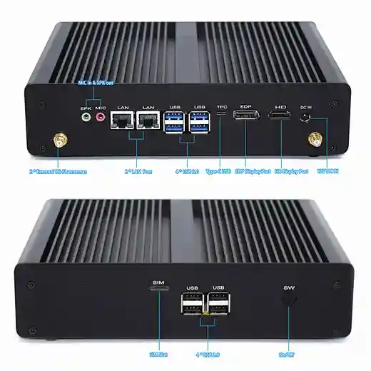fanless , mini pc , desktop computer VENOEN